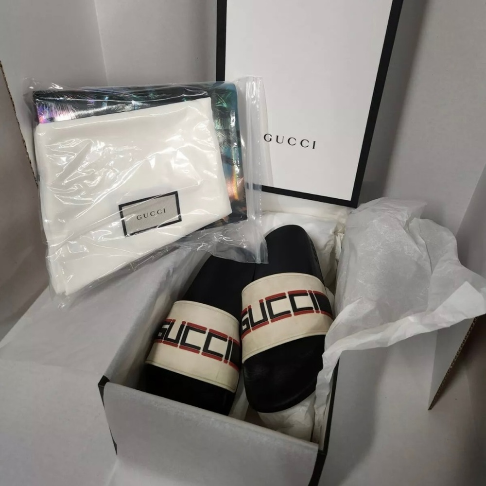 Gucci pool slides